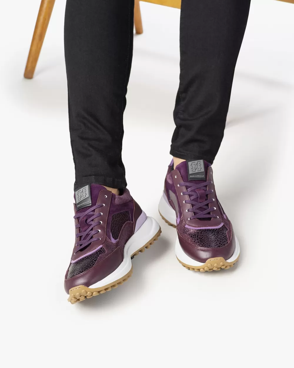 Floris van Bommel Sneaker>Noppi 19.11 Violett