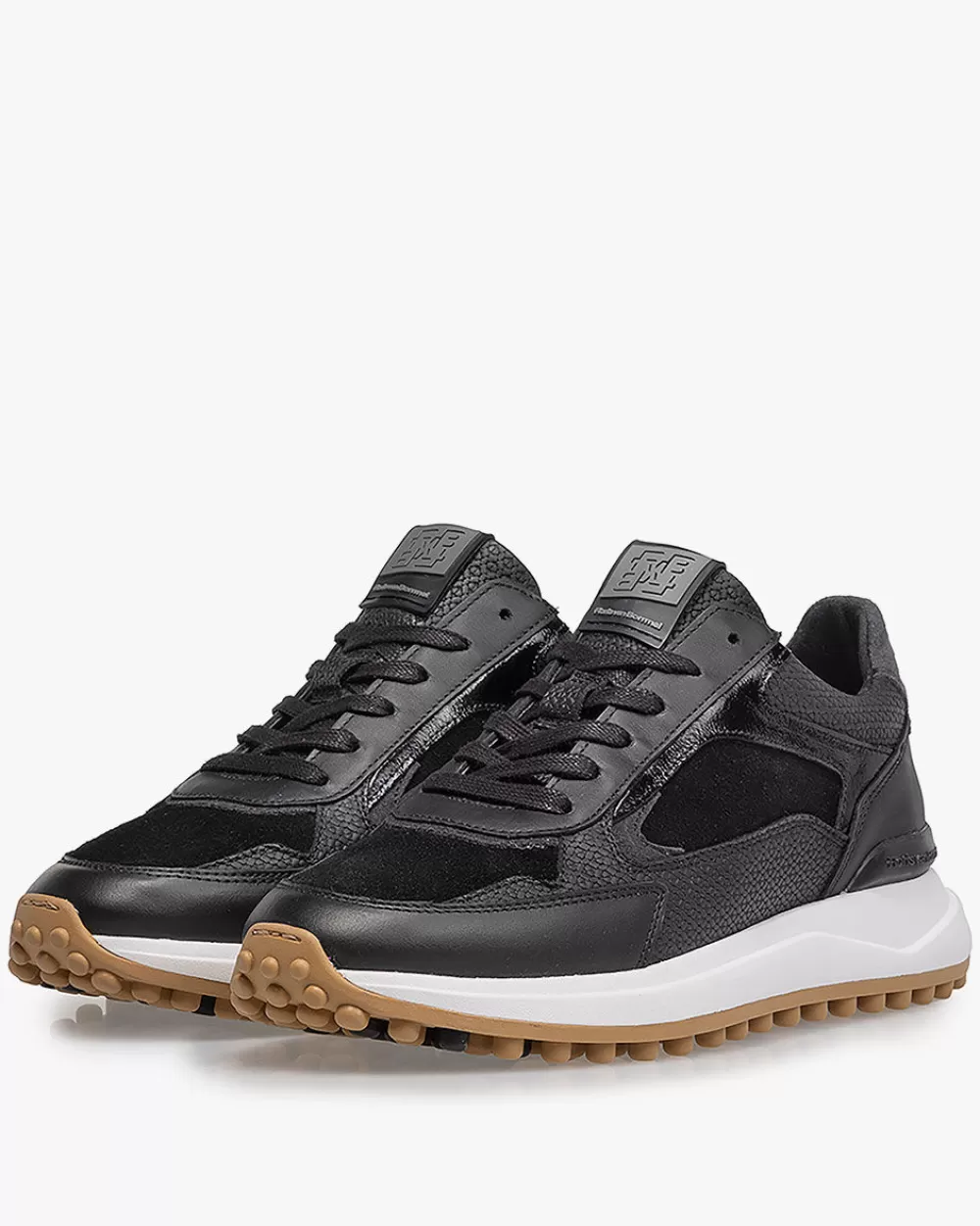 Floris van Bommel Hochwinter | Sneaker>Noppi 19.15 Schwarz