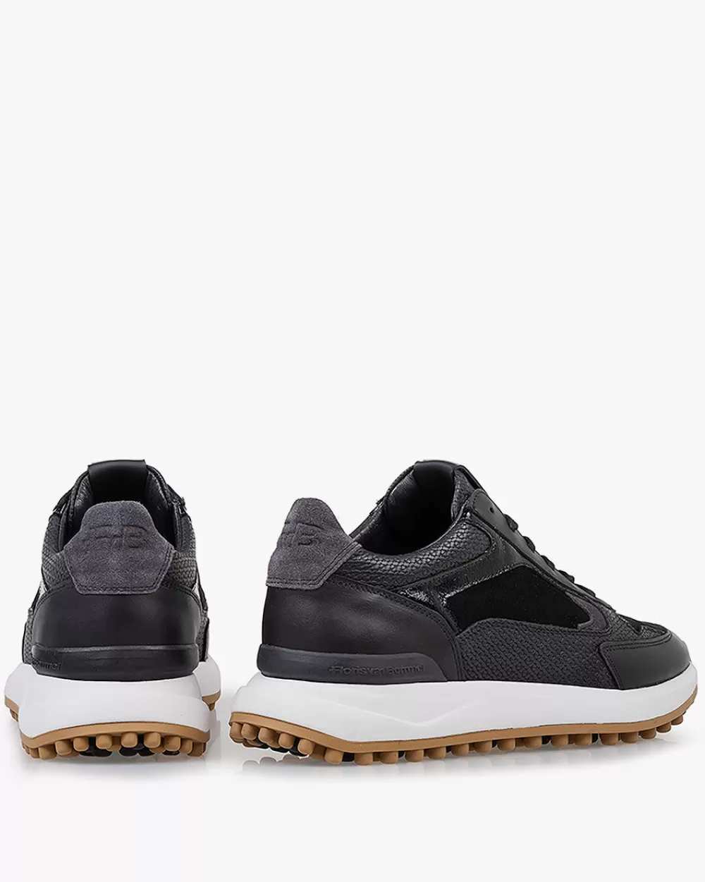 Floris van Bommel Hochwinter | Sneaker>Noppi 19.15 Schwarz