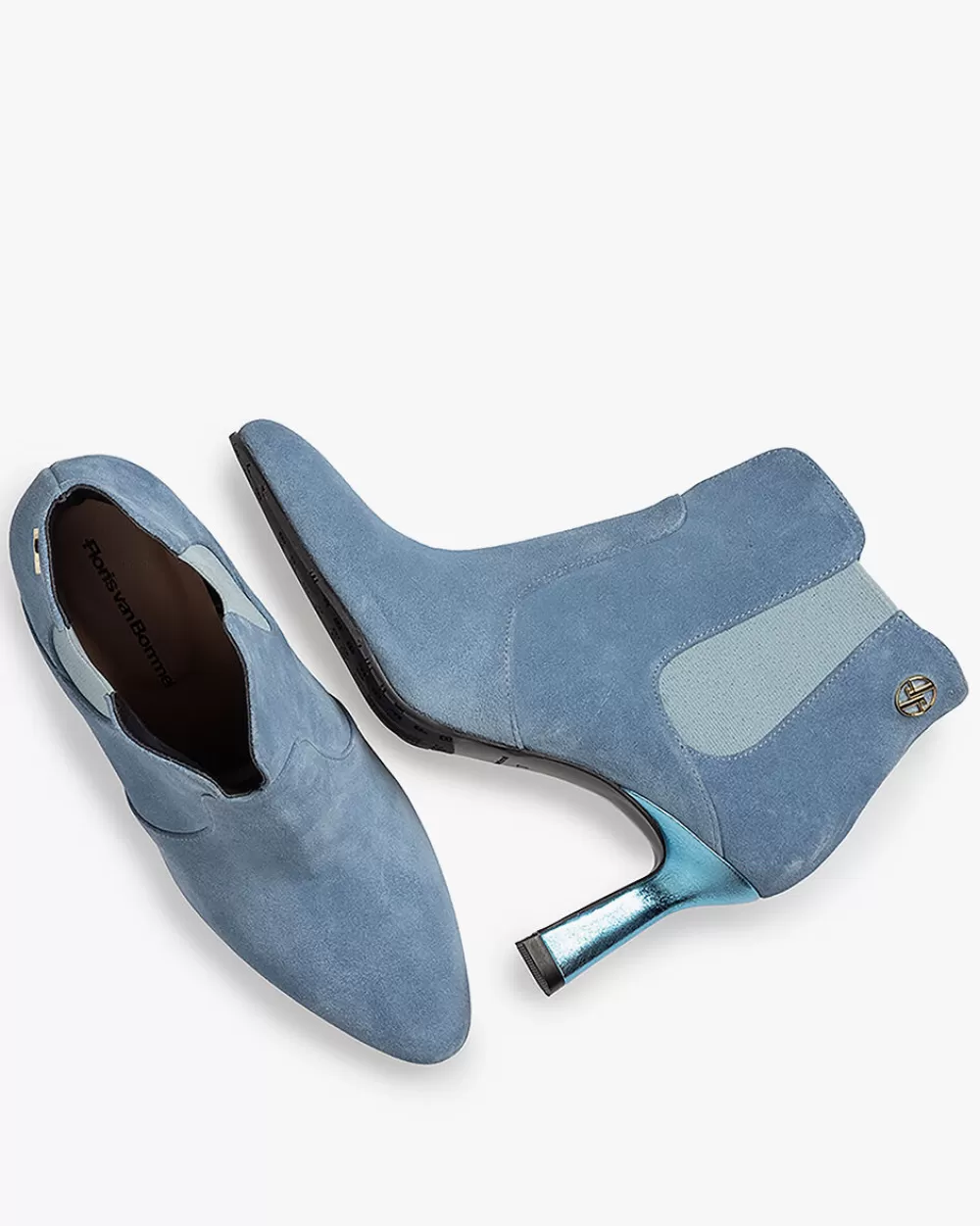 Floris van Bommel Chelsea Boots | Stiefeletten>Saxi 03.03 Hellblau