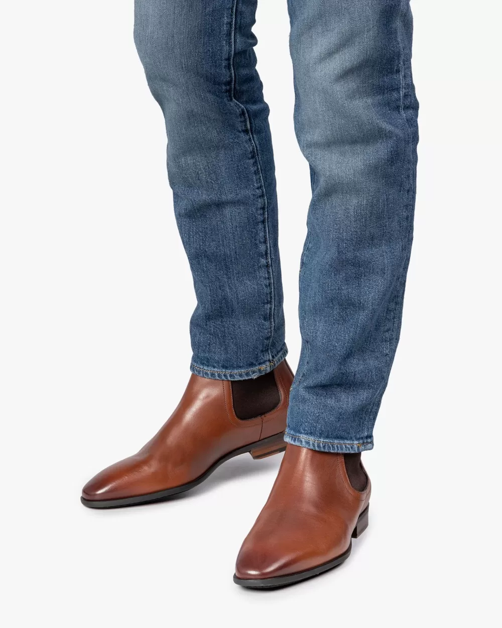 Floris van Bommel Chelsea Boots | Stiefeletten>Sella 05.03 Cognac