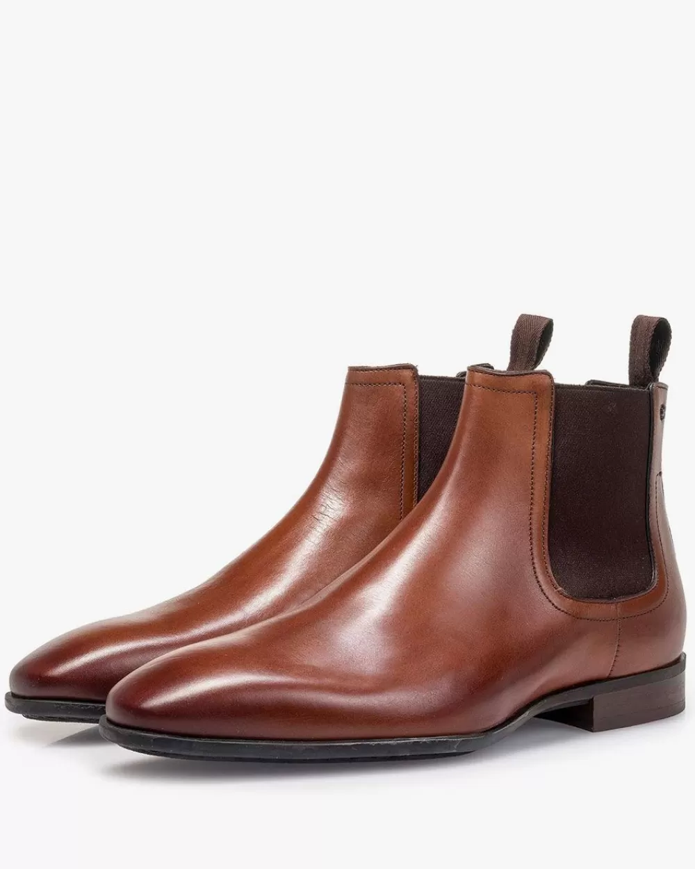 Floris van Bommel Chelsea Boots | Stiefeletten>Sella 05.03 Cognac