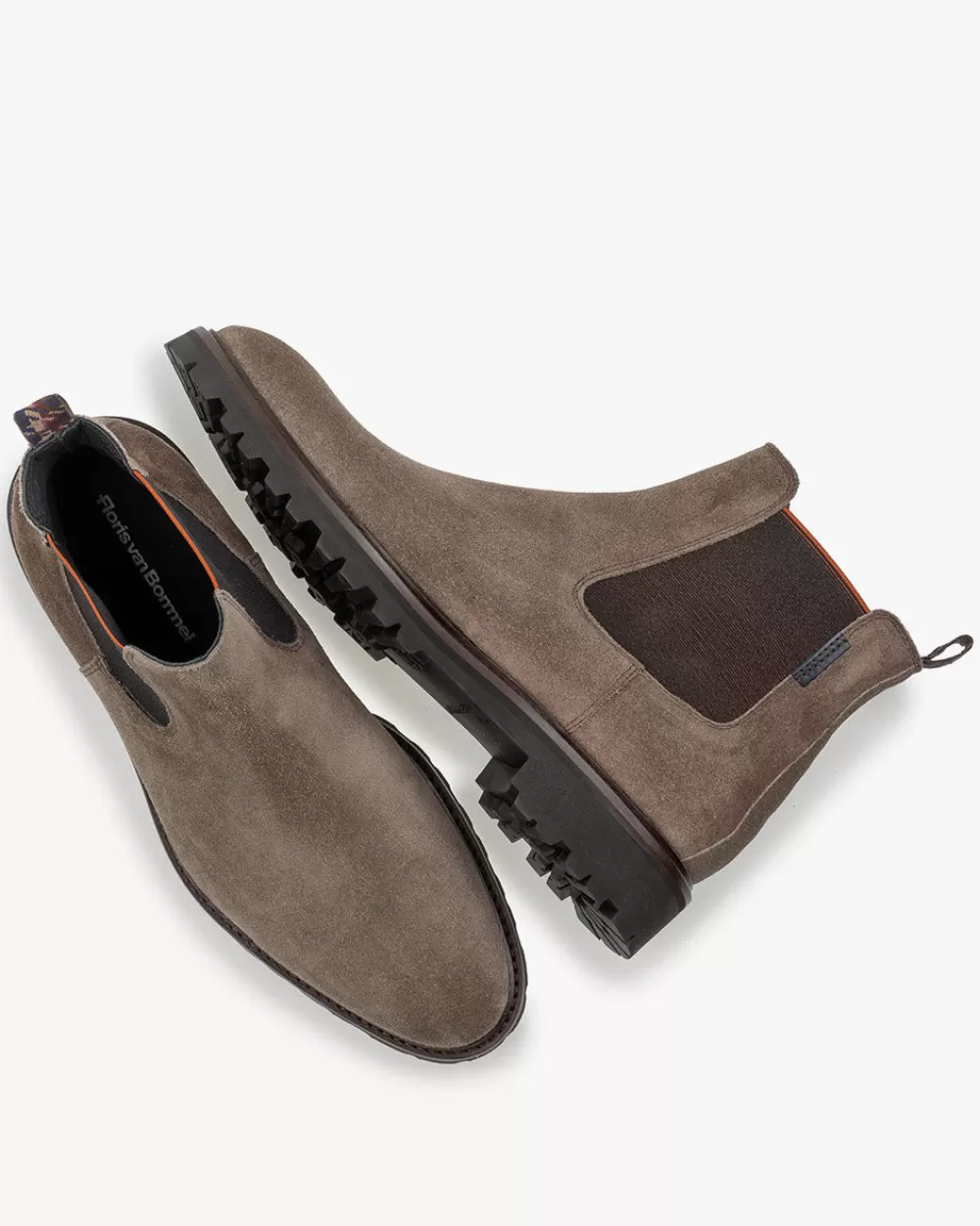 Floris van Bommel Chelsea Boots>Sturdi 04.12 Taupe