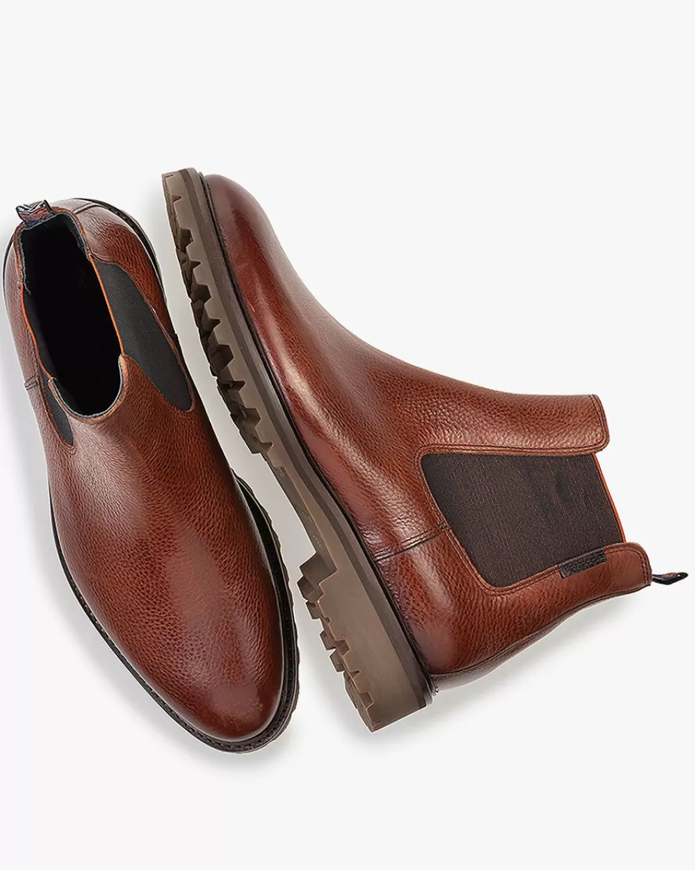 Floris van Bommel Hochwinter | Chelsea Boots>Sturdi 04.16 Cognac