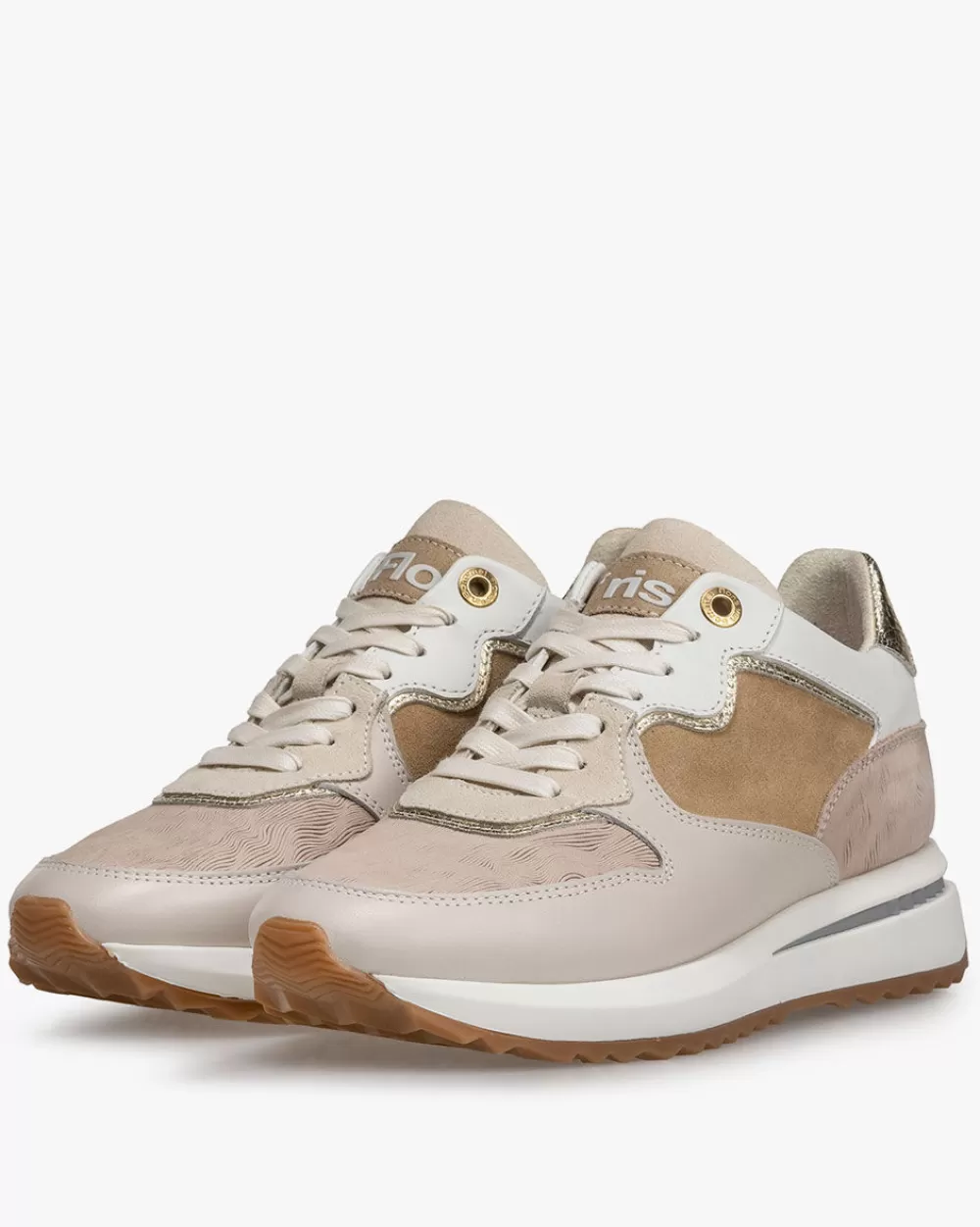 Floris van Bommel Sneaker>Sumi 04.00 Weiẞ / Beige