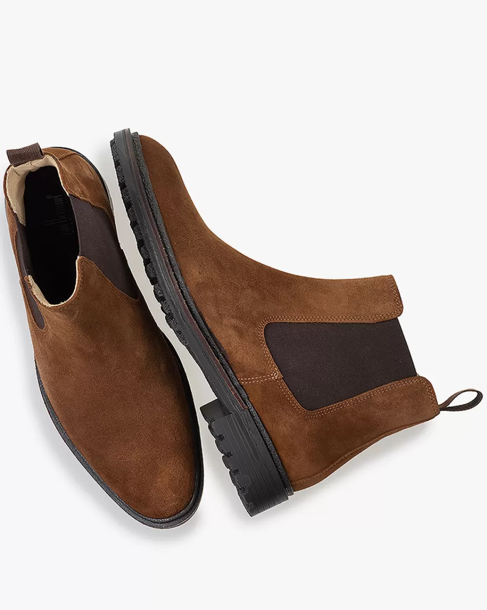 Floris van Bommel Hochwinter | Chelsea Boots>Tanda 03.12 Braun