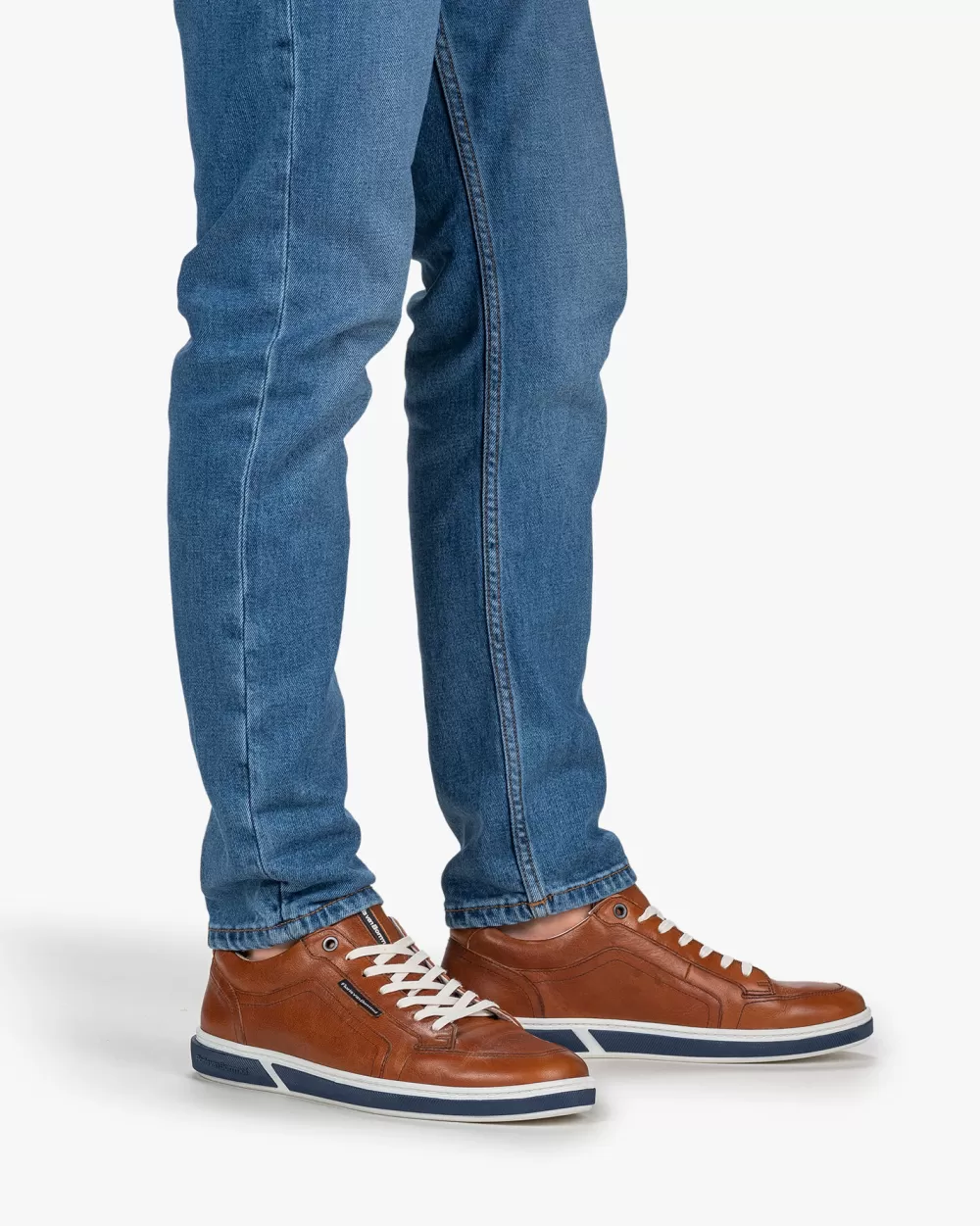 Floris van Bommel Casual im Büro | Sneaker>Terri 07.00 Cognac