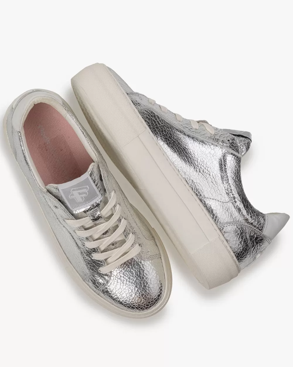 Floris van Bommel Sneaker>Vinni 05.34 Silber