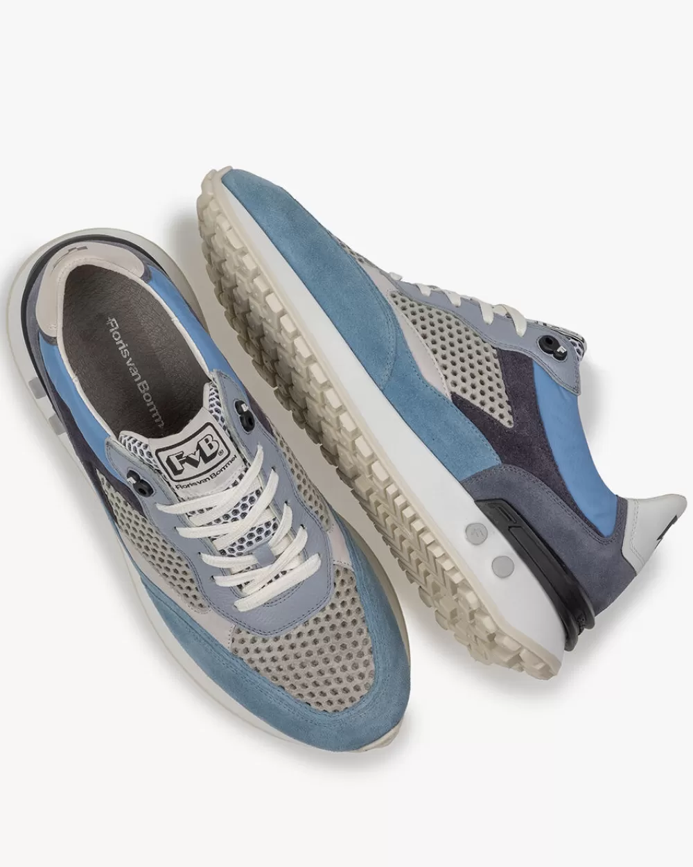 Floris van Bommel Sneaker>Vinti 07.01 Hellblau