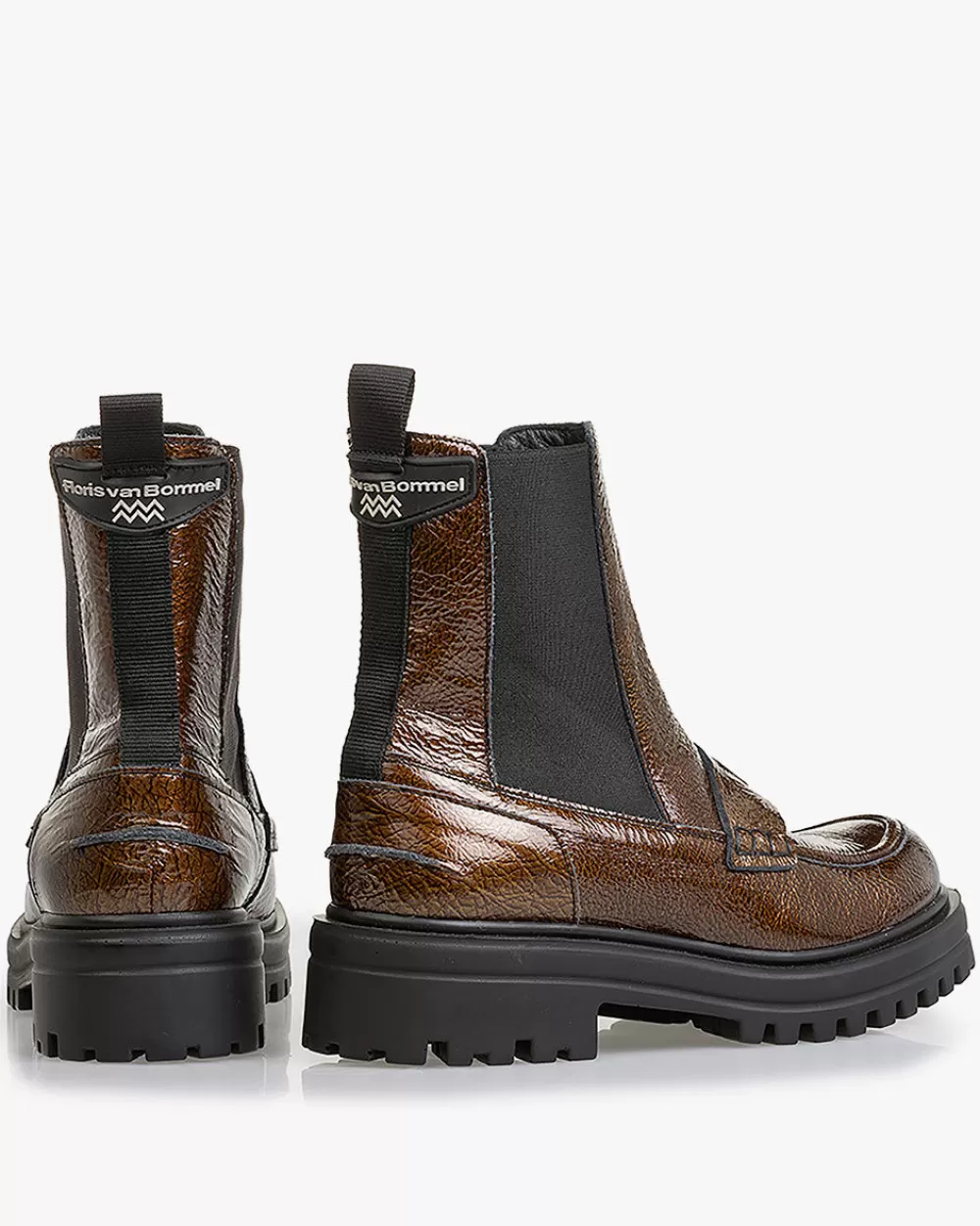 Floris van Bommel Chelsea Boots>Wonki 06.02 Braun